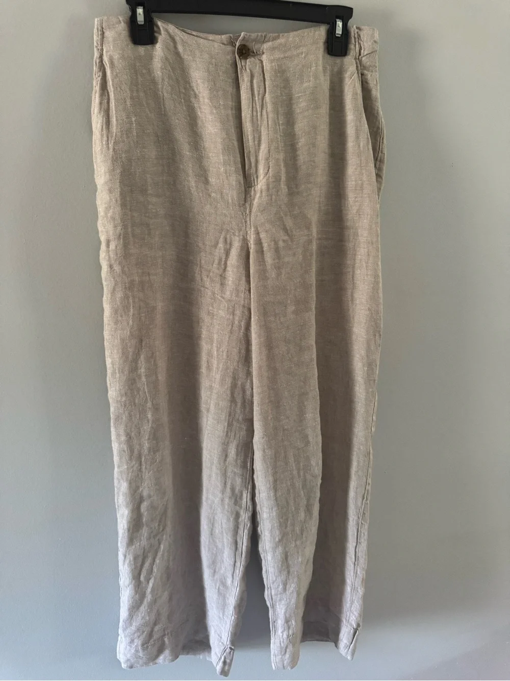 Tahari Women’s Linen-Blend Chinos - Light Taupe 6